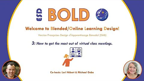 LBPSB BOLD 3: How to get the most out of virtual class meetings