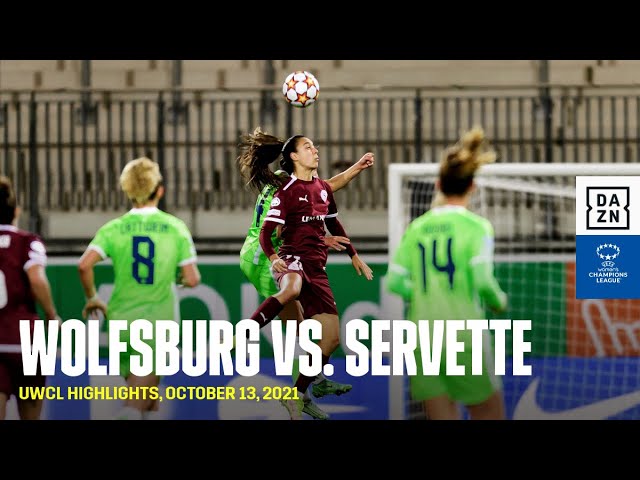 Highlights Wolfsburg Servette Uefa Women S Champions League 2021 2022 Deutsch Youtube