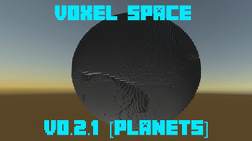 V0xel Sp4ce Devlog #1 - Planets! Chunks! Caves! Ore! [V0.2.1]