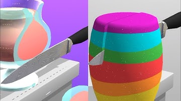 👁️ ASMR Slicing 🤩🔪🔊 || All Levels 80 To 82♨️ , Gameplay Walkthrough Android ios