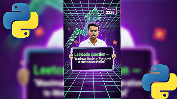 Leetcode question no.-3228 ||Maximum Number of Operations to Move One’s to the End