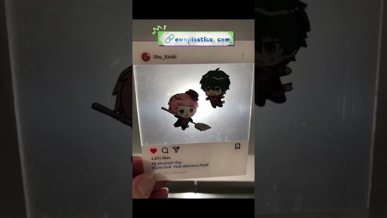 UV Gradient Acrylic Charms Unveiled! 