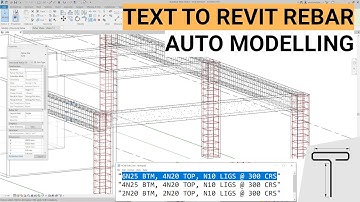 Text to Revit rebar. Schedule to modelled bars in one click.