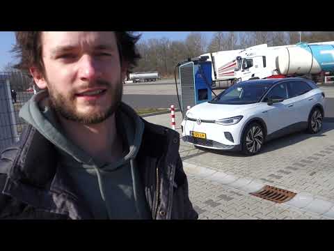 Roadtrip with VW ID.4 - coming back to the Netherlands from winter sports