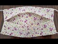 Face Mask Sewing Tutorial - Make Fabric Face Mask At Home - DIY Cloth Face Mask