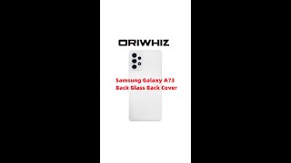 For Samsung Galaxy A73 Rear Housing Back Glass Cover Replacement | oriwhiz.com