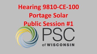 Hearing 9810-CE-100 Public Session