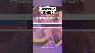 My First Ever Game of Splitgate 2 #splitgate2 #gaming #shorts