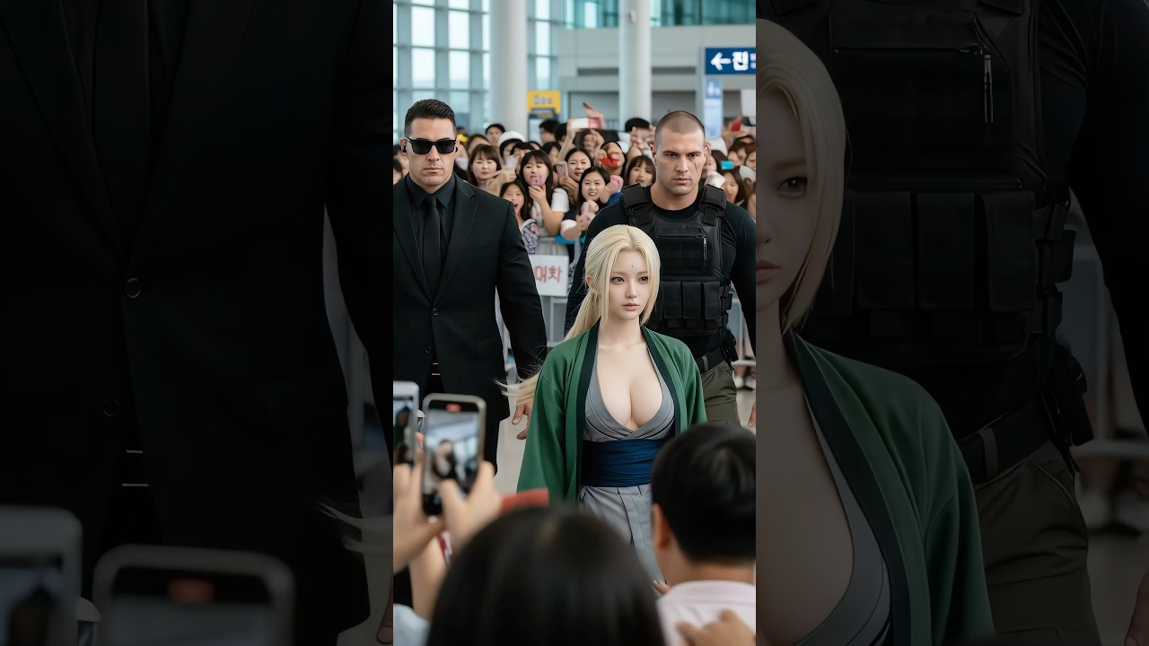 나루토 공항출국 실사화 