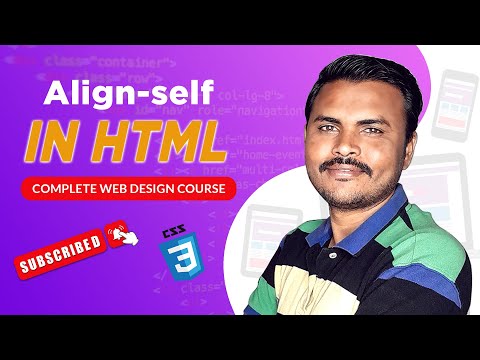 Align self css | CSS Flexbox Align-Self in Hindi | Complete Website Design Tutorial in Hindi #css