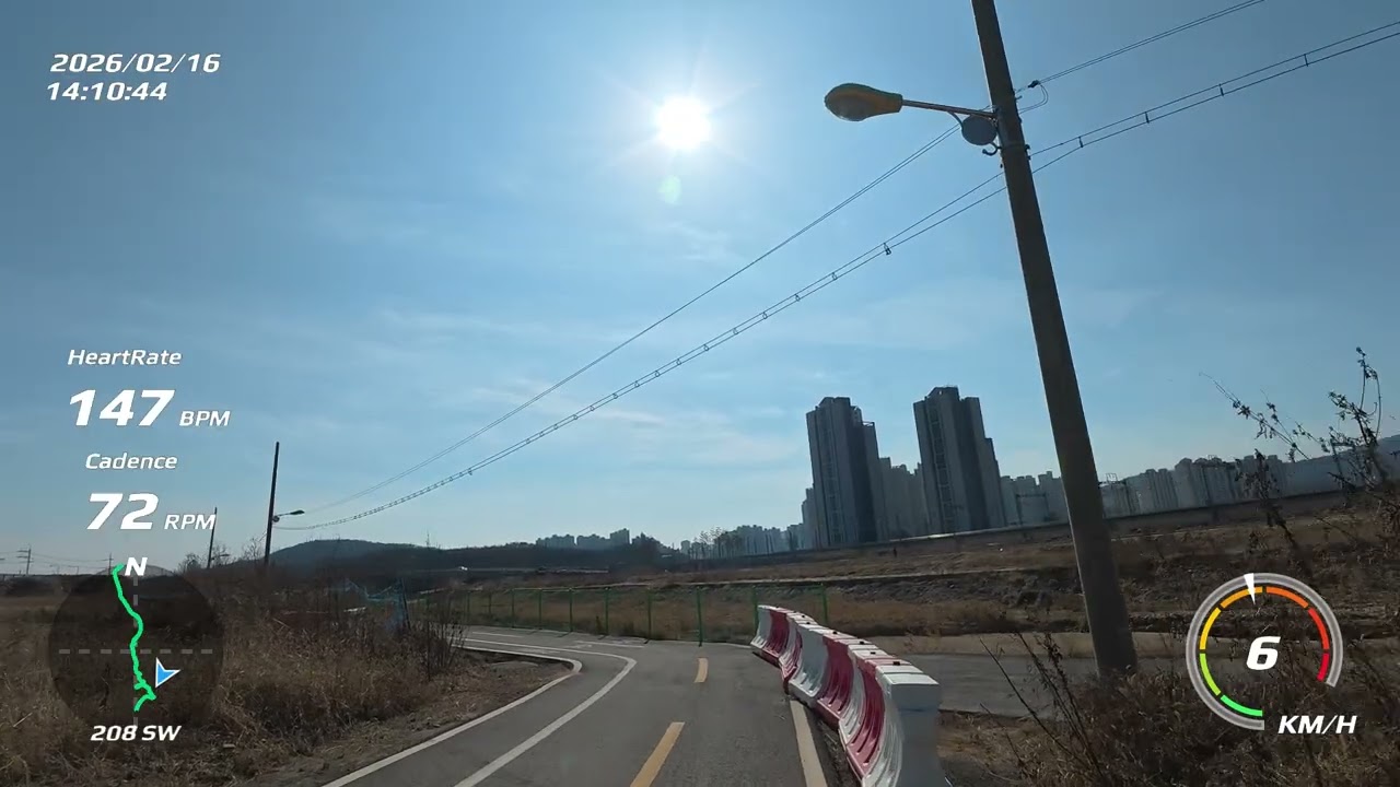 Running in Korea/Yangju clear day-3 Virtual Run 32min 3.6km POV