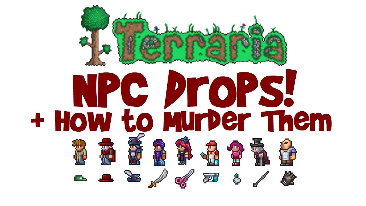 Spolecznosc Steam Wideo Terraria All Npc Drops Items Weapons Killing Npcs Guide Voodoo Doll Etc