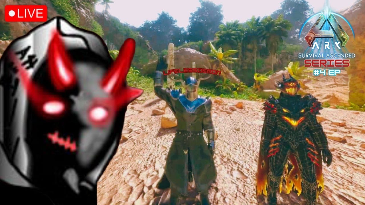 Playing with FacelessGhost, for his first time playing Ark Survival Ascended!