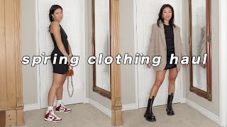 SPRING LUXURY CLOTHING TRY ON HAUL: Farfetch, Nike, Ksubi + Thrift Finds!