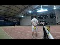 Mecz pokazowy w Blind Tenisa -