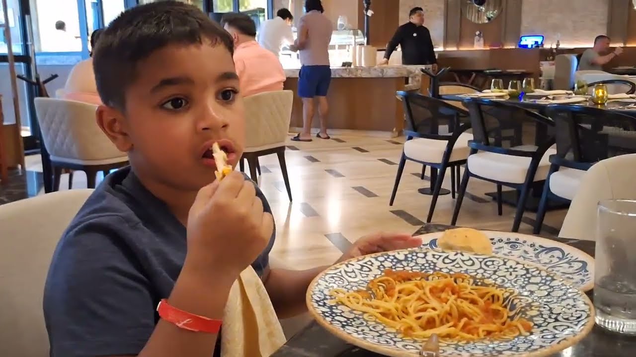 В итальянском ресторане. Ужин 