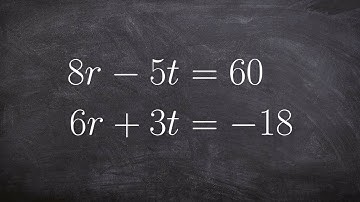 Solve a System of Equations with Elimination when Your Solutions are Fractions