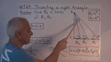 Trisecting a right triangle | WildTrig: Intro to Rational Trigonometry | N J Wildberger