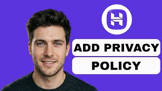 How to Add a Privacy Policy to Your Hostinger Website (Full Guide 2026)