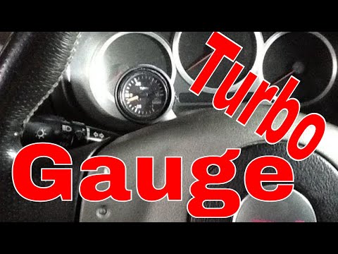 서비스 1 Sti Turbo Gauge 설치 재고 STi lamco Subaru 부스트 게이지 단계별 방법 SVTWRC