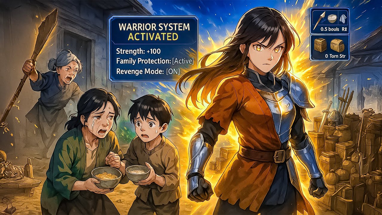 Kicked, Starved, and Denied Food—But I Reborn With Warrior System to Protect My Mother and Brother