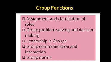 SAITM BBA SEM 2 ORGANIZATIONAL BEHAVIOR UNIT 3 LECTURE 10