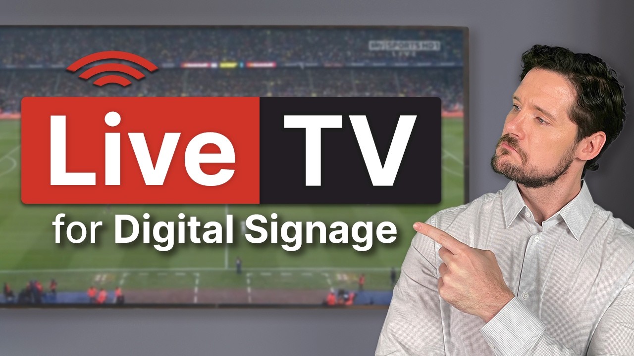 When and Where to Use Live TV with Digital Signage | Signage TechLab