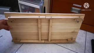 DIY Foldable Laptop Table / Bed Table  Part 2