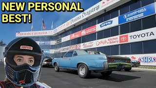 I RACED My Car At Pomona Dragstrip - Hunting For 12s (In n Out 75th Anniversary)