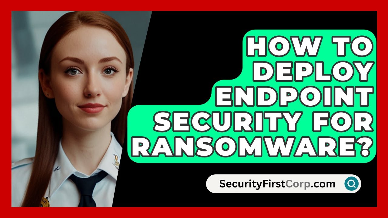 How To Deploy Endpoint Security For Ransomware? - SecurityFirstCorp.com