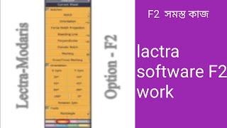 Lectra Modaris Option - F2