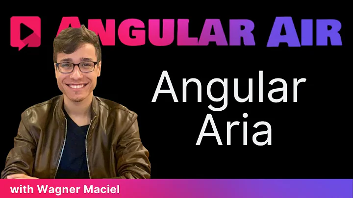 Inside Angular ARIA: Building Inclusive Apps in v21 with Wagner Maciel 📱