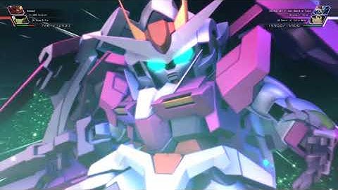 SD Gundam G-Generation Cross Rays - 00 Raiser Final Battle Type All Animations