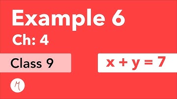 Example 6 | Chapter 4 Class 9 | Linear Equations in two variables | NCERT Maths
