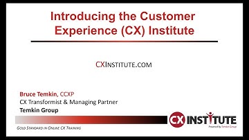 Introducing The Customer Experience (CX) Institute