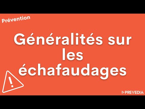 Vidéo: Quel est le sens de l'échafaudage ?