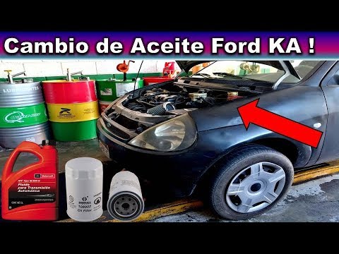 Cambio de Aceite Al Ford KA !! Como cambiar el aceite de un carro ! - YouTube