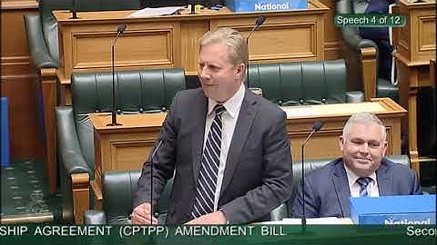 Trans-Pacific Partnership Agreement (CPTPP) Amendment Bill - Second Reading - Video 3