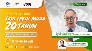 Talkshow Andi Academy: Gaya Hidup Sehat, Jadi Lebih Muda 20 Tahun