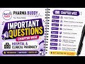 HCP Chapter Wise Important Questions | D Pharmacy 2nd Year #dpharmacy #impquestion