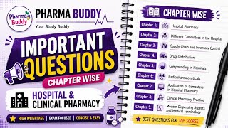 HCP Chapter Wise Important Questions | D Pharmacy 2nd Year #dpharmacy #impquestion 