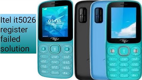 Itel it5026 register failed invalid sim solution imei repair