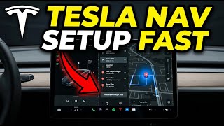 How to setup configure Tesla navigation for Supercharger stops - Quick Tutorial