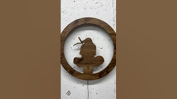 Woodworking With Alan Watts and Itachi: (Part 1) #shorts #cncwoodworking #satisfying