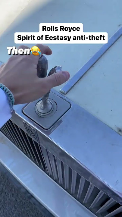 Rolls Royce Anti-theft Spirit of Ecstasy | now & then