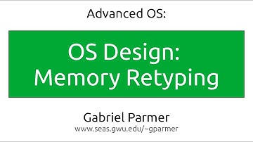 GW AdvOS: User Management of Kernel Memory