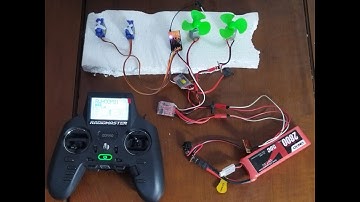 LoRa ExpressLRS transmitter and receiver performance test (pwm output)