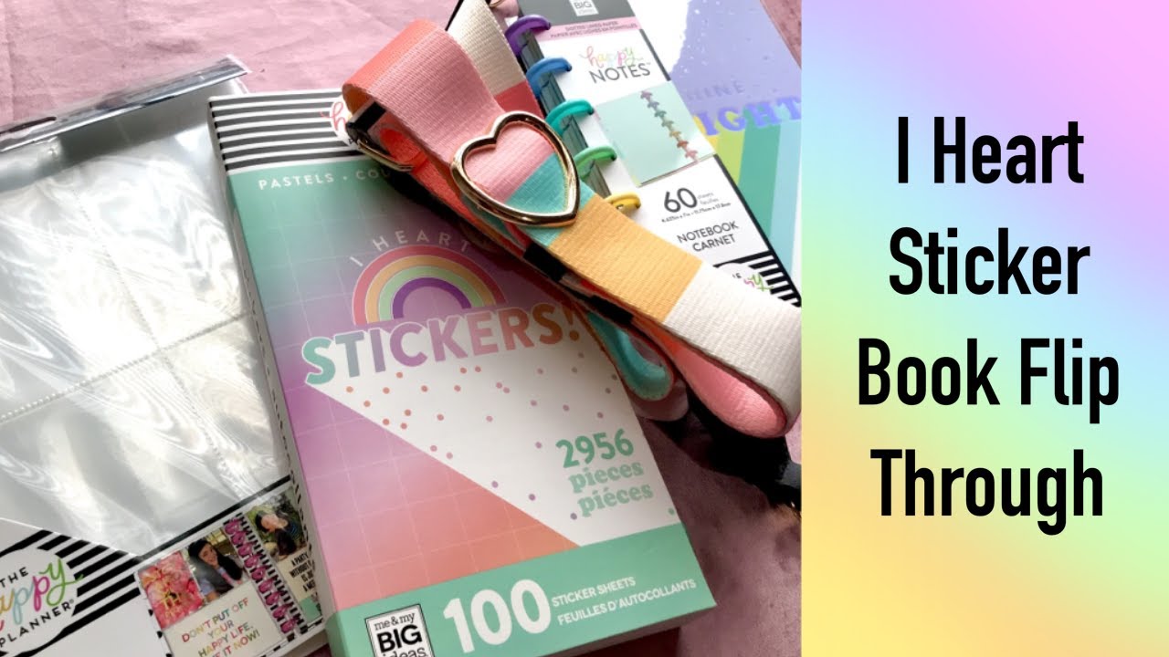 Haul ★ I Heart Sticker Book Flip Through + Mini Haul ★ The Happy ...