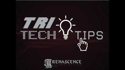 Tri Tech Tips - Multiple Monitors in RDP (Remote Desktop Protocol) (Episode 2)