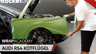 Audi RS4 Kotflügel folieren -- Tutorial --